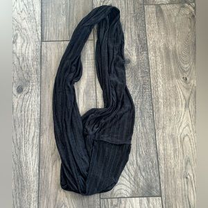 Black Sparkle Infinity Scarf